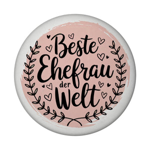 Beste Ehefrau der Welt Liebevolle Botschaft Magnet