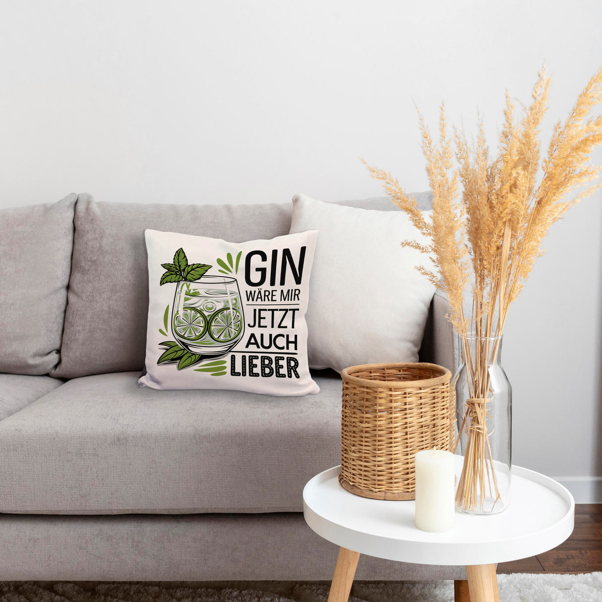 Gin wäre mir jetzt auch lieber Kissen