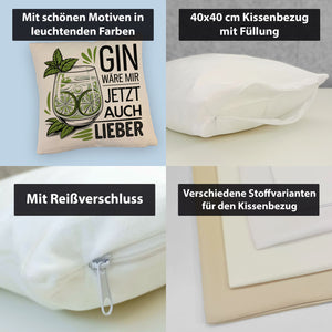 Gin wäre mir jetzt auch lieber Kissen