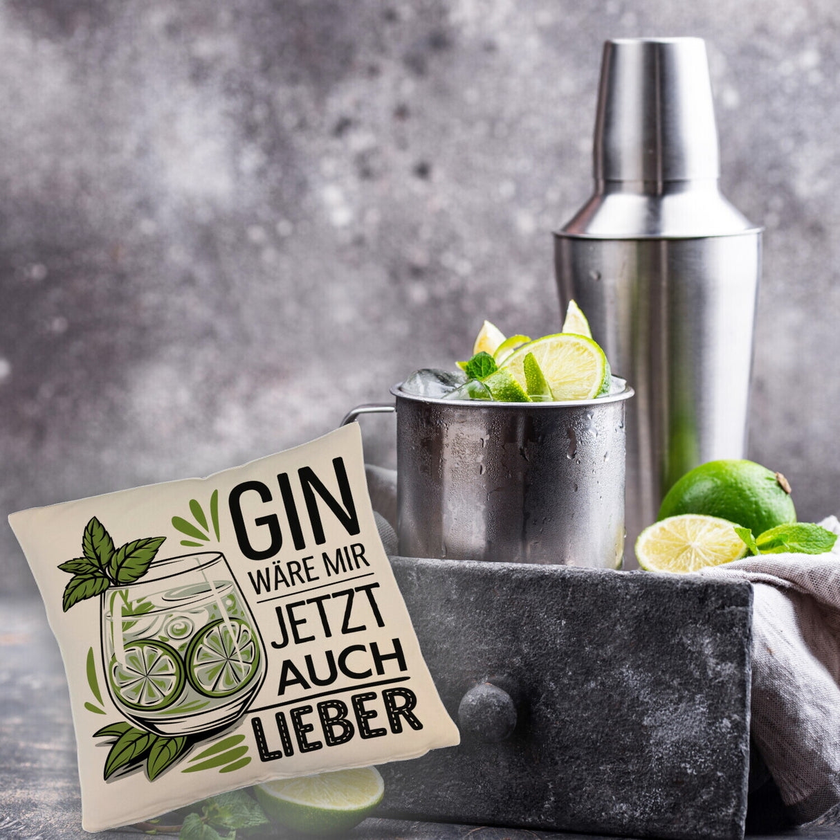 Gin wäre mir jetzt auch lieber Kissen