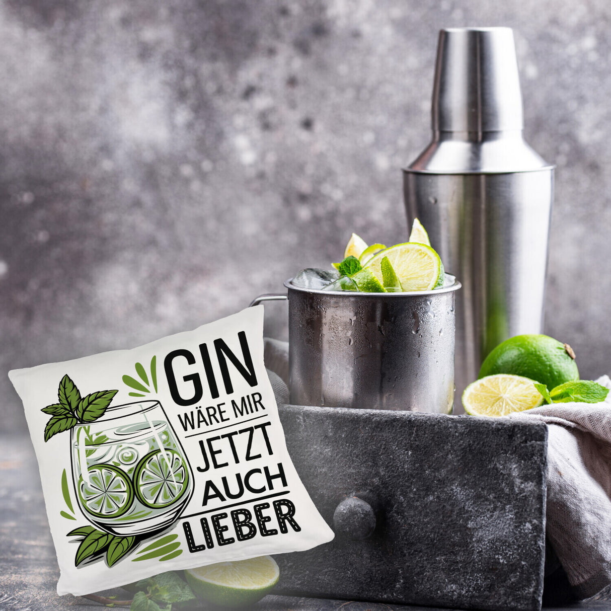 Gin wäre mir jetzt auch lieber Kissen