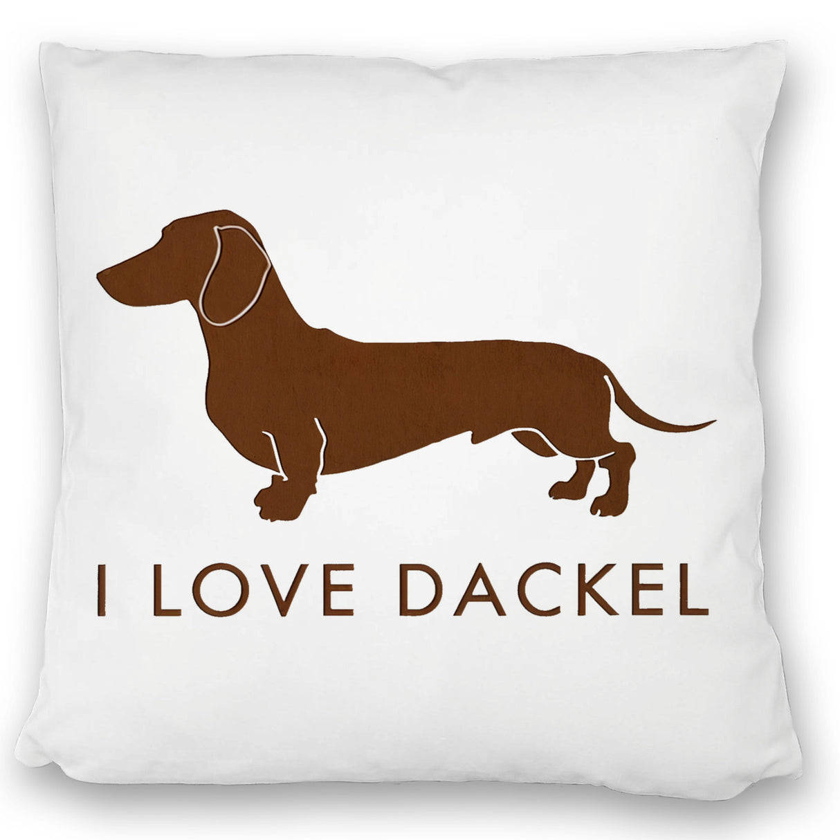 I Love Dackel Kissen