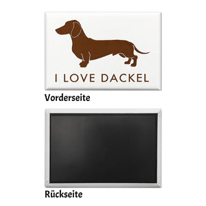 I LOVE DACKEL Souvenir Souvenir Magnet