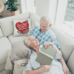 Großes rotes Herz Tolle Frau Kissen