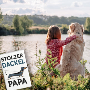 Stolzer Dackel Papa Souvenir Souvenir Magnet