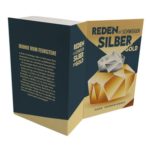 Reden ist Schweigen- silber ist gold Booksafe