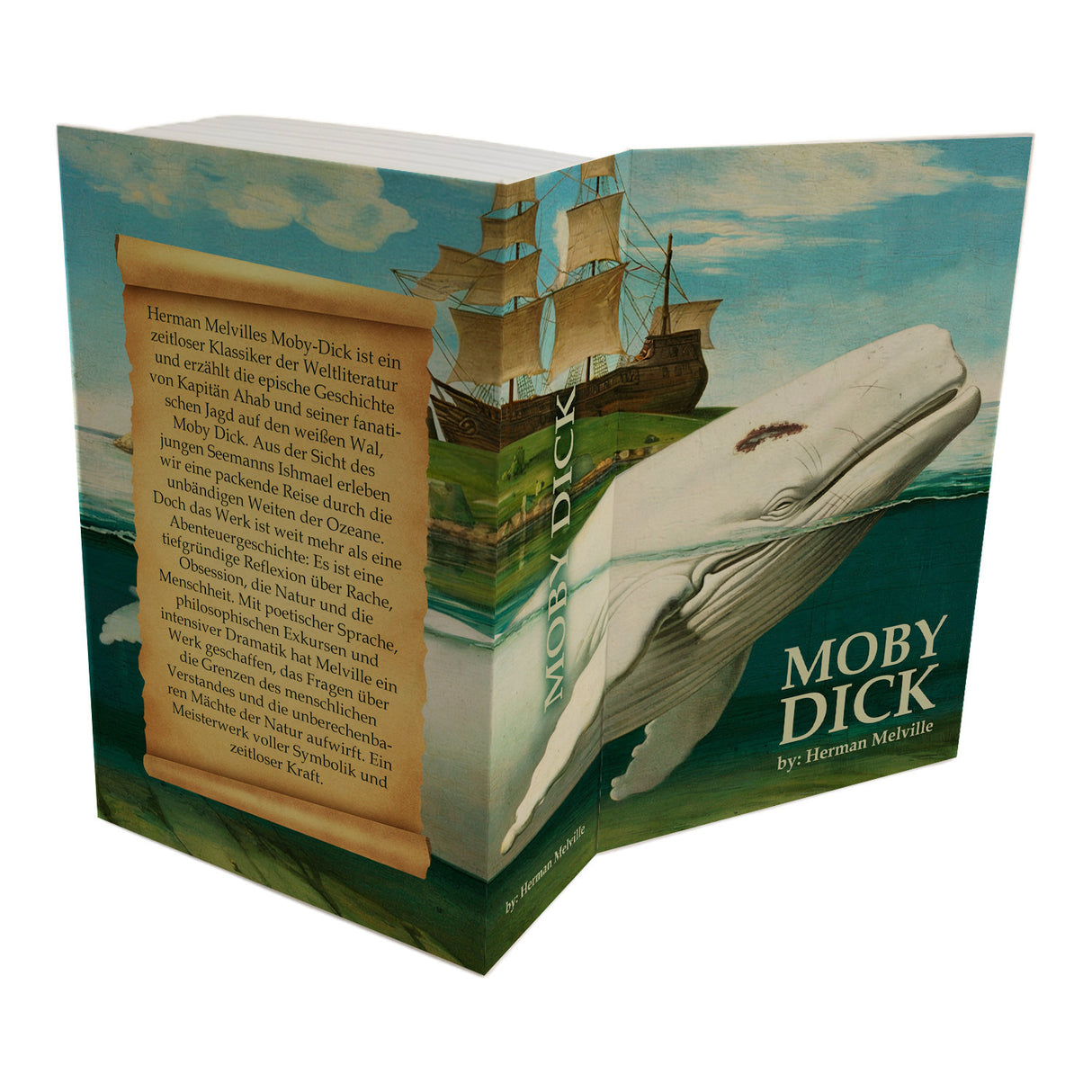 Großer Weißer Wal Moby Dick Booksafe