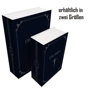 Booksafe in Bibeloptik blau - Die Bibel - Geheimversteck