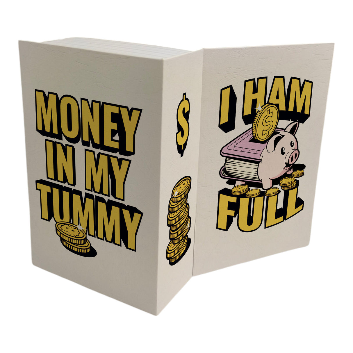 Sparschwein Money in My Tummy Booksafe