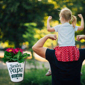 Bester Papa der Welt Blumentopf