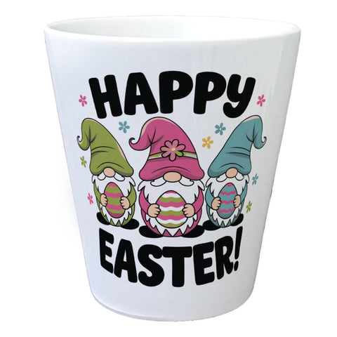 Drei Wichtel mit Ostereiern Blumentopf - Happy Easter