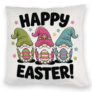 Drei Wichtel mit Ostereiern Kissen - Happy Easter