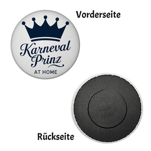 KARNEVAL PRINZ Magnet mit blauer Krone