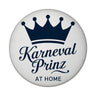 KARNEVAL PRINZ Magnet mit blauer Krone