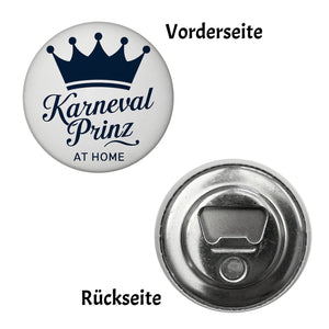 KARNEVAL PRINZ Magnet mit blauer Krone