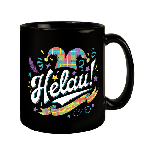 Narrenhut und HELAU! Karneval Tasse