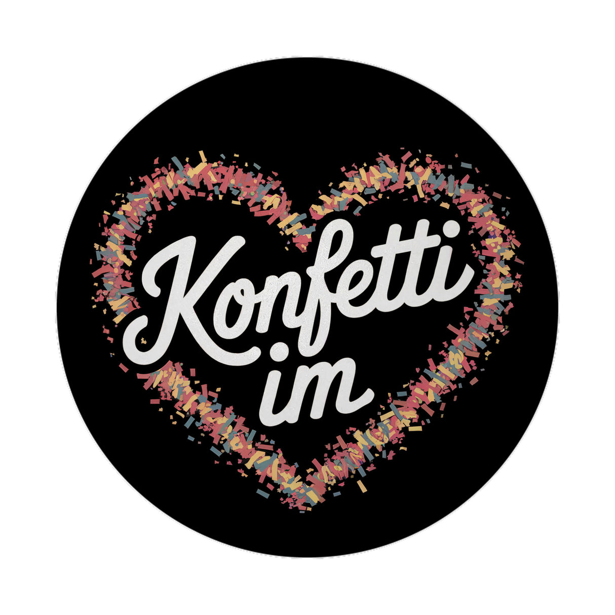 Konfetti im Herzen Magnet