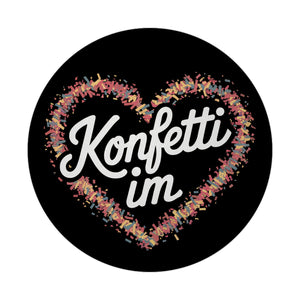 Konfetti im Herzen Magnet