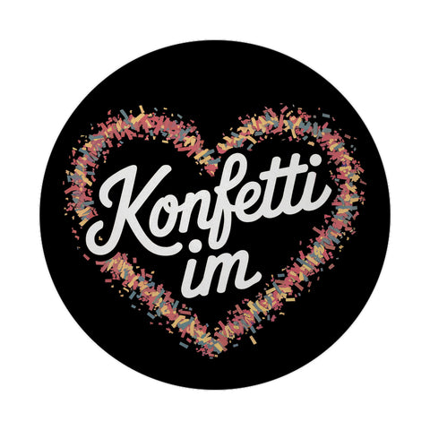 Konfetti im Herzen Magnet