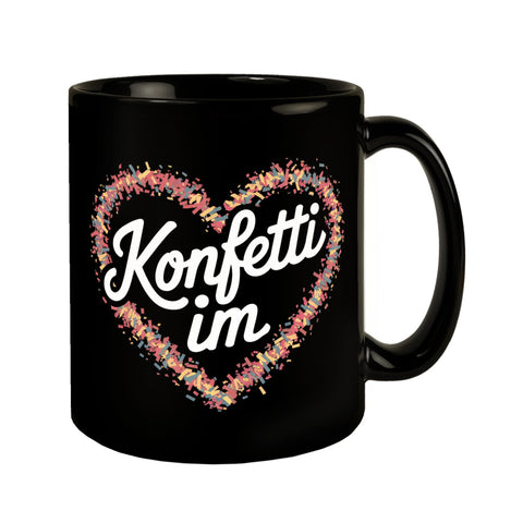 Konfetti im Herzen Tasse