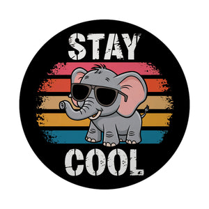 Elefant mit Sonnenbrille - Stay Cool Magnet