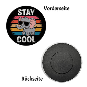 Elefant mit Sonnenbrille - Stay Cool Magnet