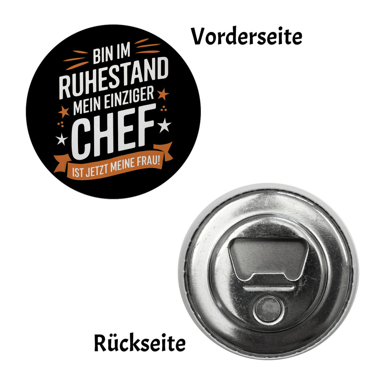 RUHESTAND MEIN EINZIGER CHEF IST JETZT MEINE FRAU! Magnet