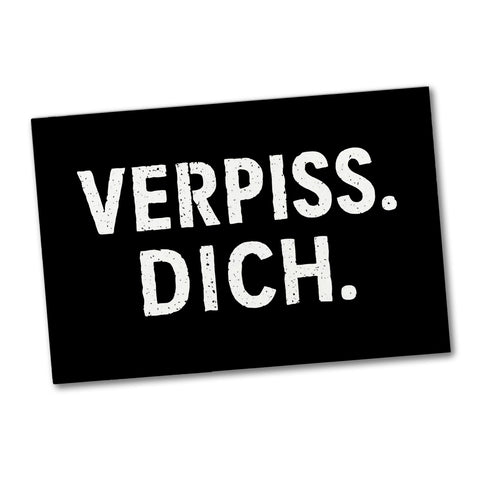Lustiger Verpiss Dich Souvenir Magnet
