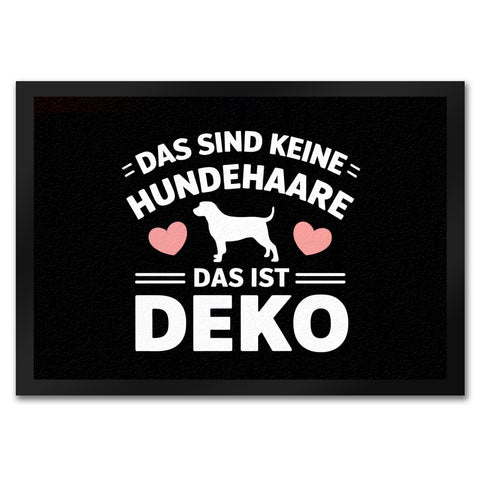 Keine Hundehaare nur Deko Hunde Fußmatte in 35x50 cm