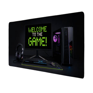 Gaming-Setup Schreibtischunterlage 69x31cm XXL Mauspad für Gamer und Streamer