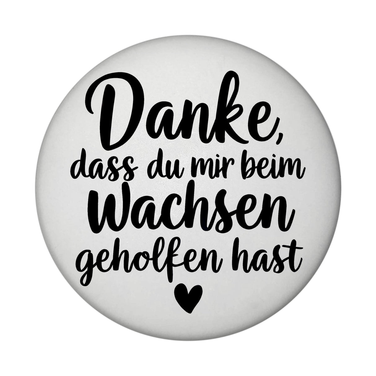 Dankeschön Magnet mit Herz und Spruch