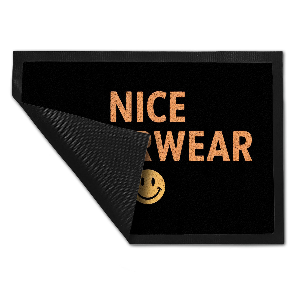 NICE UNDERWEAR Fußmatte in 35x50 cm mit Emoticon