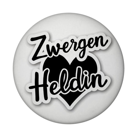 Zwergen Heldin mit Herz Magnet für Erzieherinnen