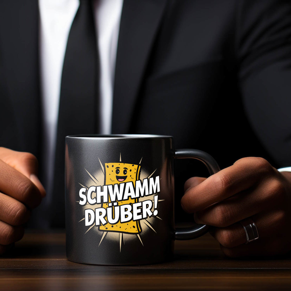 Schwamm drüber! Tasse für Humor-Fans