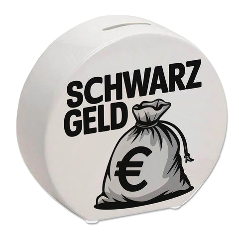 Euro-Sack SCHWARZ GELD Spardose
