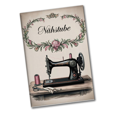 Vintage Nähmaschine Nähstube Souvenir Souvenir Magnet