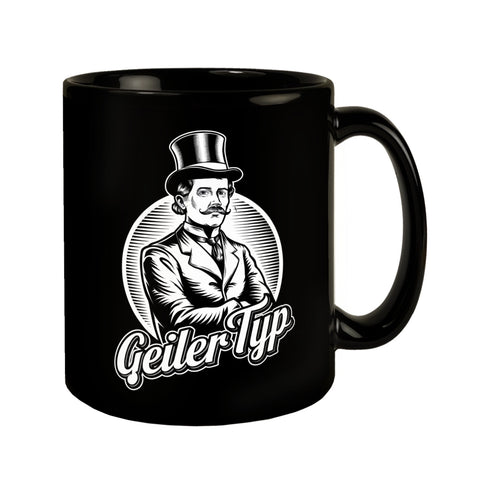 Geiler Typ Tasse mit Gentleman