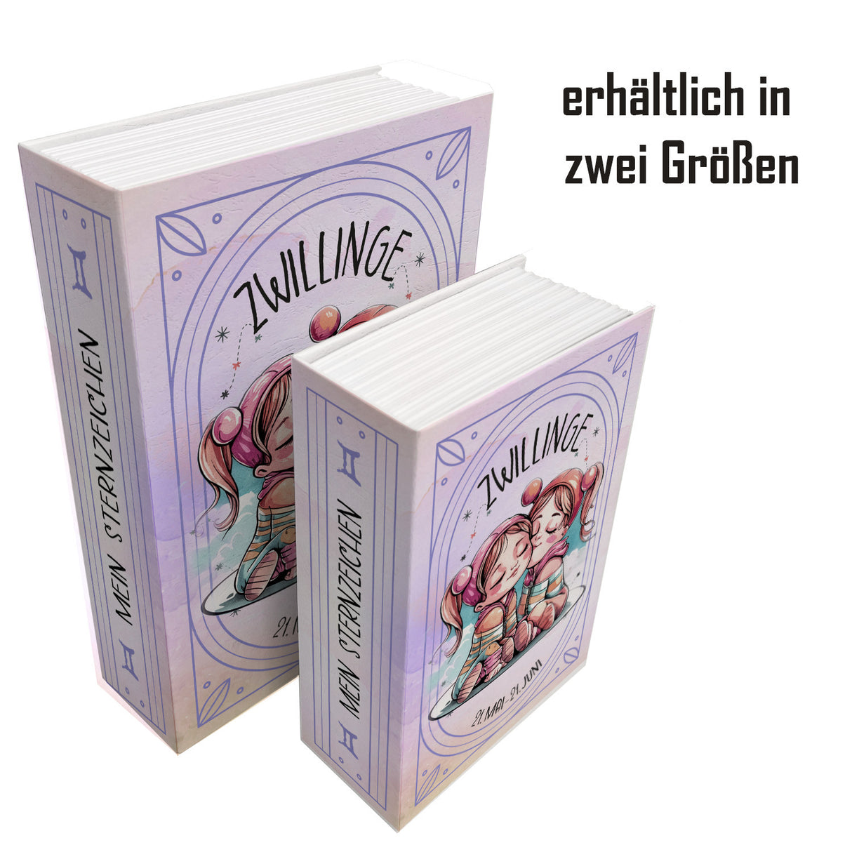 Mein Sternzeichen Booksafe - Zwillinge