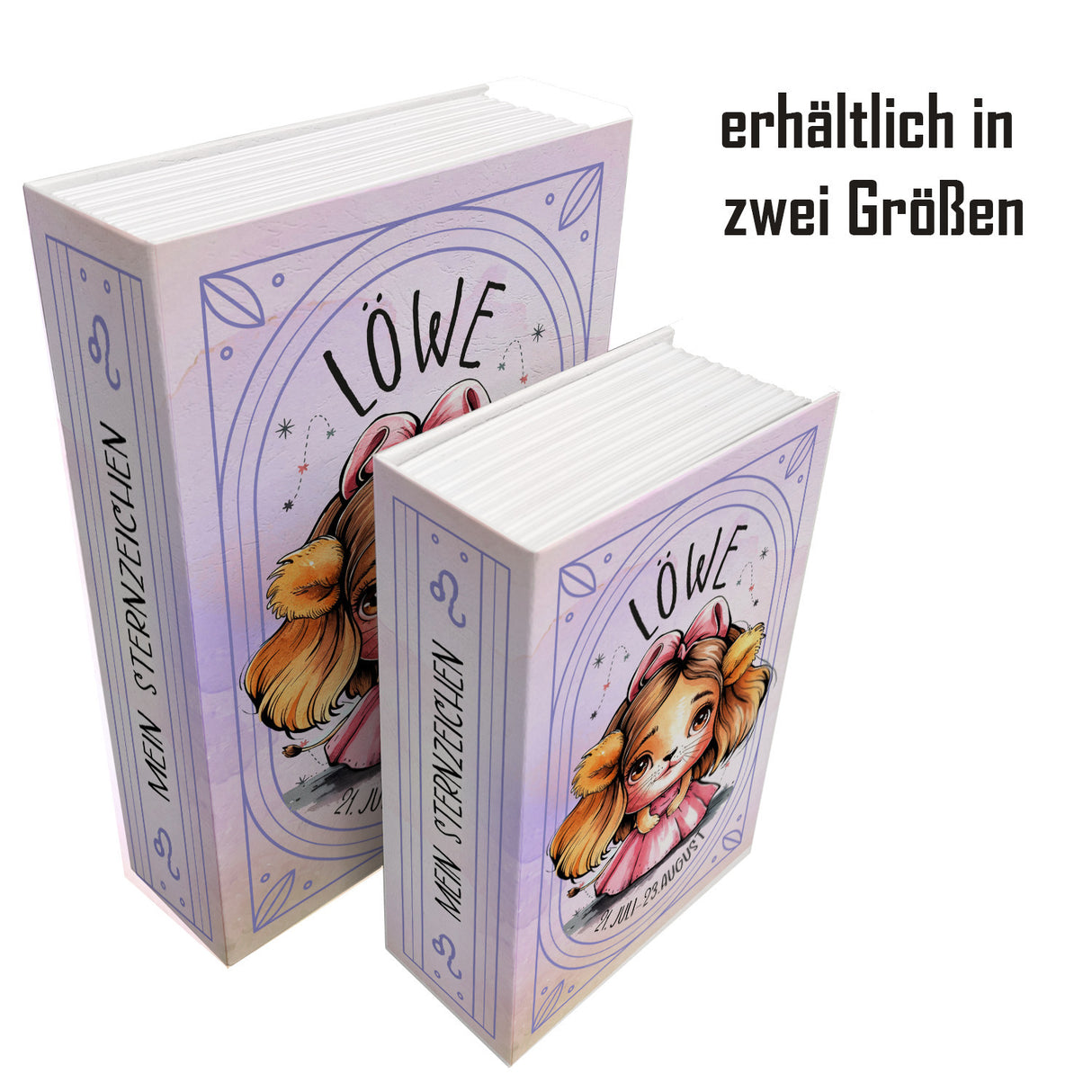 Mein Sternzeichen Booksafe - Löwe