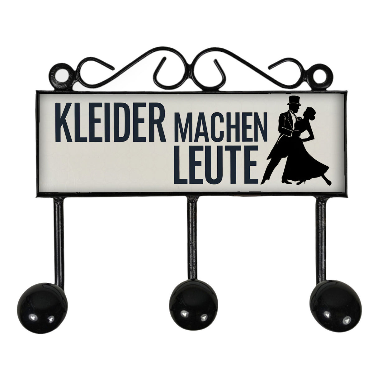 Kleider Machen Leute Kleiderhaken Leiste mit 3 Haken Vintage Dekoration