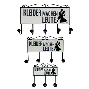 Kleider Machen Leute Kleiderhaken Leiste mit 3 Haken Vintage Dekoration