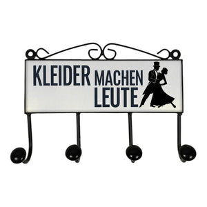 Kleider Machen Leute Kleiderhaken Leiste mit 3 Haken Vintage Dekoration