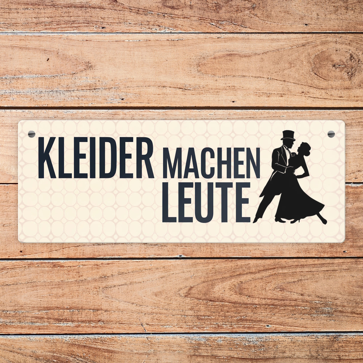 Kleider Machen Leute Metallschild Vintage Dekoration