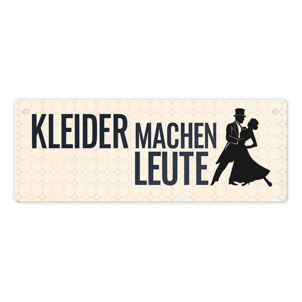 Kleider Machen Leute Metallschild Vintage Dekoration