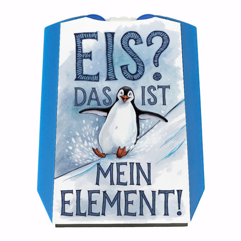 Niedlicher Pinguin Eis ist mein Element Parkscheibe