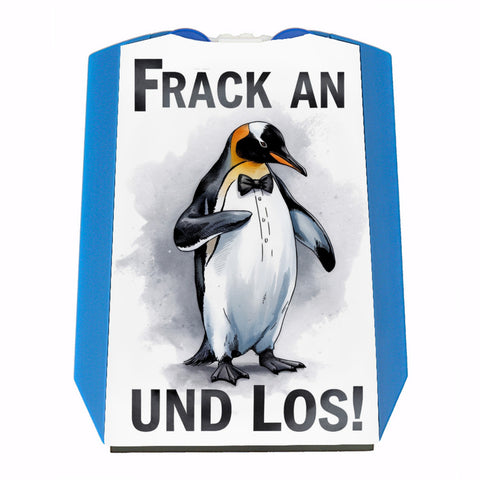 Niedlicher Pinguin im Frack Parkscheibe Frack an und los