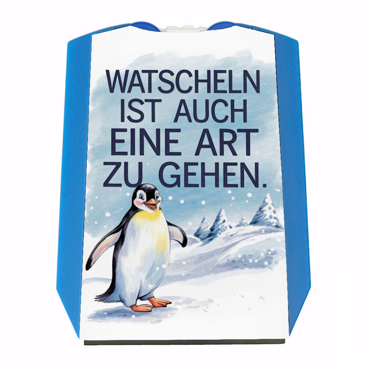 Niedlicher Pinguin Watschelt Parkscheibe Watscheln ist auch Gehen