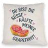 Süße Hälfte Kissen Grapefruit Illustration