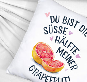 Süße Hälfte Kissen Grapefruit Illustration