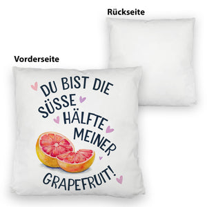 Süße Hälfte Kissen Grapefruit Illustration